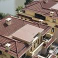 French Roman tiles, ceramic glazed tiles, Western style building eaves, roofs, waterproof, wind resistant, and seismic resistant ceramic tiles