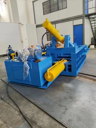 Hengtai Scrap Iron, Scrap Steel, and Scrap Scrap Material Press Cake Machine 160 Ton Press Block Machine Metal Aluminum Alloy Horizontal Hydraulic Packaging Machine