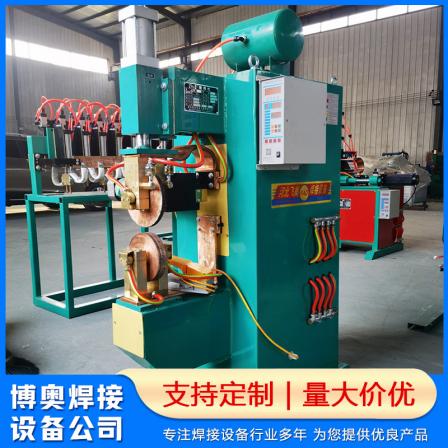 The fuel tank seam welding machine is suitable for welding materials such as stainless steel, iron, galvanized sheet, etc. The weld seam is firm, uniform, and beautiful