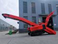 Customized crawler slag extractor for iron ore scraper, small mining scraper, 80 oil electric hybrid dual power