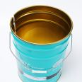 18-20 liter chemical paint bucket, printed orchid bucket, iron sheet paint bucket, customized by Yiteng