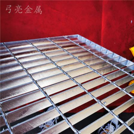 Cast iron drainage ditch cover plate, buckle type cable ditch cover, stair step depth, bow bright steel grating factory supply
