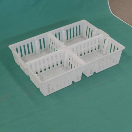 Plastic chicken seedling basket, four grid chicken chick box, reinforced and raised, chicken cub transfer basket manufacturer wholesale