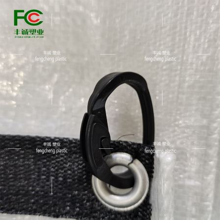 Easy to install hail suppression net clip C hook sunshade net greenhouse film plastic clip durable anti-aging black net clip