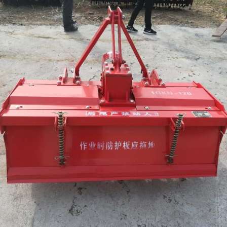 18 horsepower old single cylinder four wheel matching one shaft output 1.2 meter side drive rotary tiller