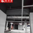 Hengkaili Building Engineering's dedicated fire, smoke, and high temperature resistant fixed smoke blocking vertical wall installation is convenient and supports customization