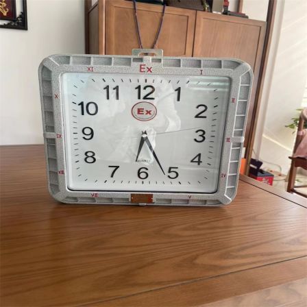 BSZ explosion-proof Quartz clock mining explosion-proof square wall mounted clock 10cm thick pointer wall clock