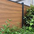 Taiyuan Lawn Construction Fence Fencing Courtyard Wall Partition Board Plastic Wood Fence Villa Grille Courtyard Wall Panel