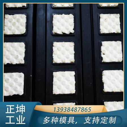 Roller coated ceramic coated rubber plate