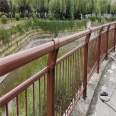 River bridge anti-collision railing, stainless steel composite pipe guardrail column, wear-resistant and corrosion-resistant