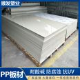 PP sheet manufacturer directly supplies beige, white, dark gray PP plastic sheet, acid and alkali resistant, anti-corrosion polypropylene sheet