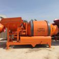 Bolan Jiagao Support Leg High Level Discharge Hydraulic Lift Mixer Forklift Loading Concrete Mortar Mixing Equipment