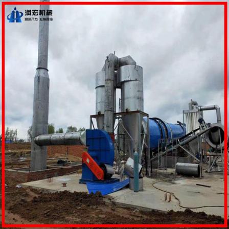 Runhong Heavy Industry Chicken Manure Drying Machine Single Return Drying Equipment Continuous Rotary Boiler Steel Material