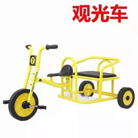 Tongyuan Kindergarten Tricycle Double Bicycle Children's Preschool Education Children's Bicycle with Bucket Can Take People Outdoor Small Iron Car