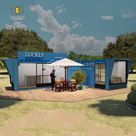 Mobile Mall kiosk Scenic Area Cafe Building Container Commercial Street Design