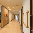 Corridor anti-collision handrail, NAKA wood grain color hospital, Japan Wall handrail, aisle door, entrance and exit handrail