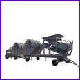 150 ton gravel sand washing machine crushing sand production line direct water supply wheeled sand washing equipment for easy maintenance