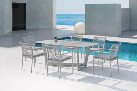 Villa outdoor tables and chairs manufacturer provides outdoor furniture, outdoor rain and sun protection, Gorlis leisure rattan woven home