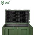 KWD1065 Military Green 220L Rolling Plastic Box General Equipment Material Box Precision Equipment Material Box