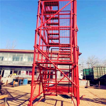 Production and supply of banana style bridge construction safety ladder 75 type, 100 type, and 50 type can be customized