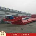 Four line and eight bridge low flat trailer transport vehicles for large items, four line and eight axle trailer transport vehicles for tower drums