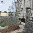 Hot dip galvanized spiral wire welded gabion mesh * * * Landscape gabion mesh wall