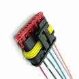 Original AMP Amp TE Tyco imported 4-core 282088-1 automotive connector waterproof plug wiring harness processing