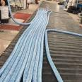 Soft permeable pipes for underground drainage with small pore diameter and good permeability are used for roadbed erosion resistance