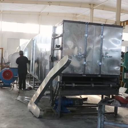 Manufacturer's direct supply of multi-layer industrial dryer, broken glass mesh belt dryer, natural gas acrylic fragment drying line