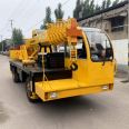 Four wheel drive, four different vehicles, garden crane, 6-ton agricultural tree moving crane, hydraulic self unloading diesel Jiusheng