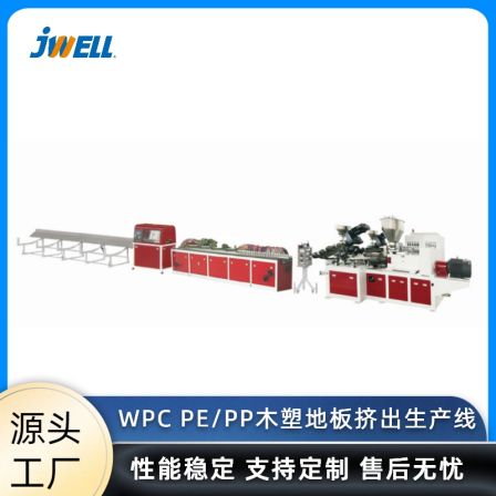 Jinwei WPC PE PP Wood Plastic Floor Extrusion Production Line Indoor and Outdoor Floor Guardrail Trays