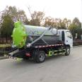 Dongfeng suction truck with 5 square meters, 8 square meters, and 10 square meters is a manufacturer with high efficiency in sludge extraction and drainage for six cities in China