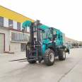 Four wheel drive off-road forklift crane, rear end modification of boom crane, boom crane, 5-ton 8-ton forklift tail crane