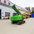 Photovoltaic pile driving machines in Sichuan mountainous areas Hydraulic high torque down-the-hole drilling machines High and low track slope drilling machines