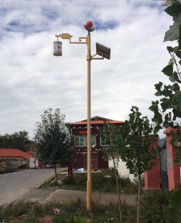 New Rural Solar Lighting Street Lamp Tibetan Style 6m 30W New Flame Light