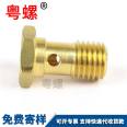 Shoulder bolt, hexagonal head cross hole screw, stainless steel brass hollow bolt M4 M5