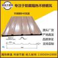 United Airlines' popular 840 anti-corrosion and insulation stainless steel color steel tile 780 stainless steel wave tile professional processing and wholesale