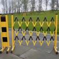 Spot fiberglass insulated pipe type telescopic fence, movable folding power construction isolation fence, guardrail, road