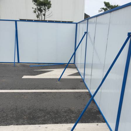 Temporary color steel enclosure for road construction Site isolation baffle foam sandwich enclosure