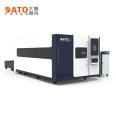 Laser cutting machine manufacturer, large picture full surround structure fiber optic cutting machine metal Cher smoke-free