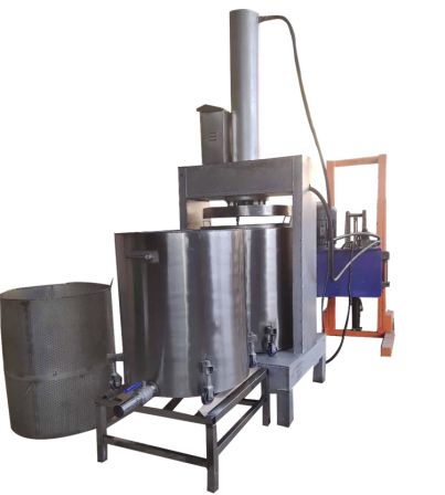 Stainless steel hydraulic press, double barrel rotating golden needle mushroom press, dehydration machine, Shengming filter press