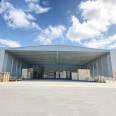 Sliding roof, mobile warehouse shed, sturdy overall stability, high color, bright color, and corrosion resistance