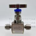 Parker Needle Valve HNVSM6A American Parker Ferrule Needle Valve 6mm Double Ferrule Connection Instrument Valve