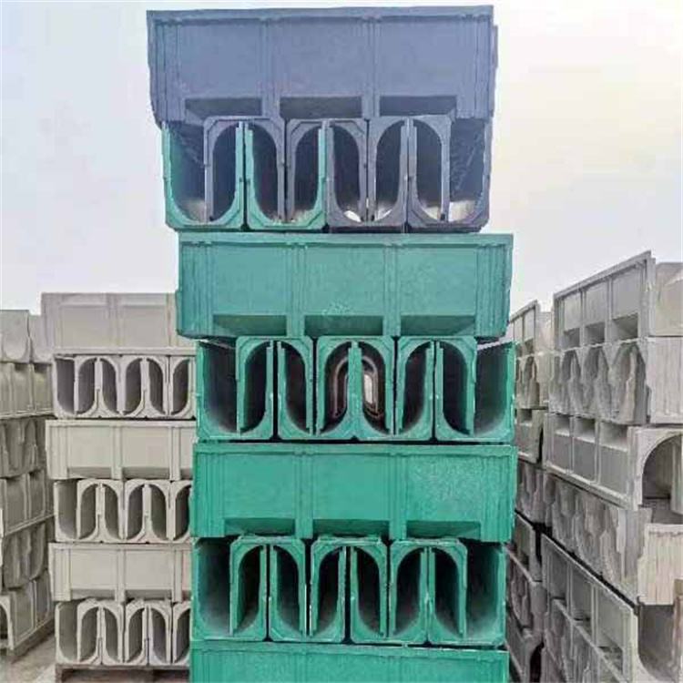 Liwei fiberglass drainage ditch U-shaped composite material drainage ditch resin groove gap type polymer linear