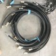 Manufacturer of 4-layer steel wire wound rubber hose for mining high-pressure hydraulic hose assembly