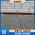 Hangdi greenhouse seedling rack with movable mesh surface vegetable seedling bed