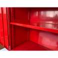 Mobile hotel fire truck Langgu electrostatic spray double door tool cabinet supports customization