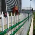 Tailong Galvanized Steel Pointed Fence School Factory Zinc Steel Fence Park Villa Spray Plastic Iron Fence