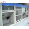 Production laboratory fume hood, all steel floor standing fume hood, supplied by the manufacturer