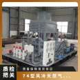 Mobile well gas collection and recovery device for oil field natural gas compressor fuel gas booster